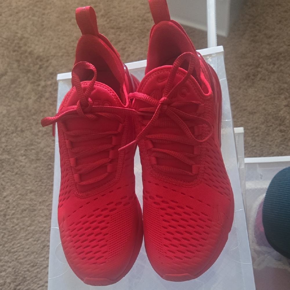 Nike AirMax 270 Red Sneakers